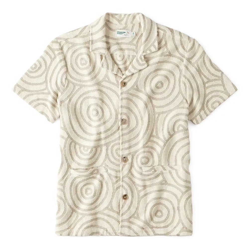 Huckberry Wellen Cabana Terry Short Sleeve Shirt